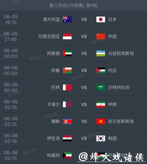 2026年世界杯比赛时间安排表 2026年世界杯比赛时间安排表